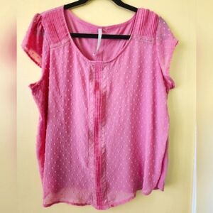 Lauren Conrad XL Pink Top